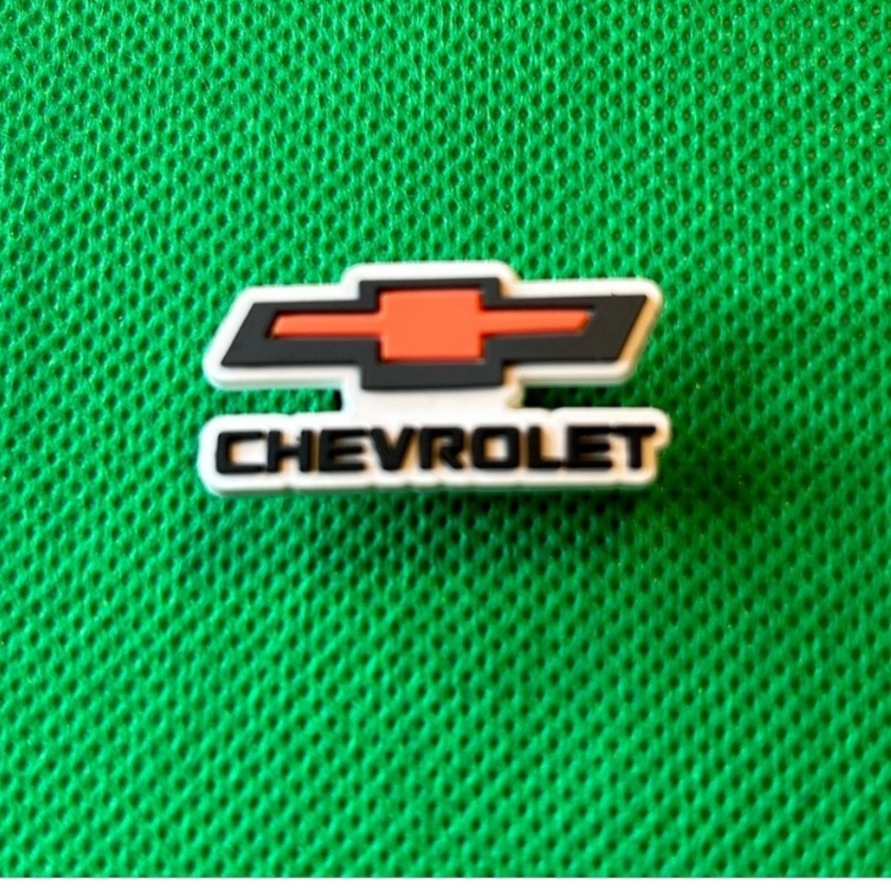 🌼 (5/$10 or 10/$15) NEW “Chevrolet Croc Charm” Fun Croc Shoe Charm Collection